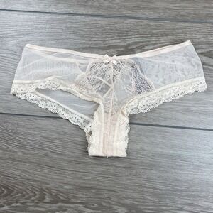 Victoria's Secret Women's Very Sexy Cheeky Underwear Ivory L New